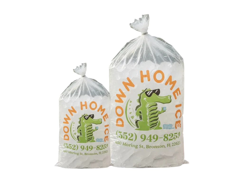 Bagged Ice. 2 sizes