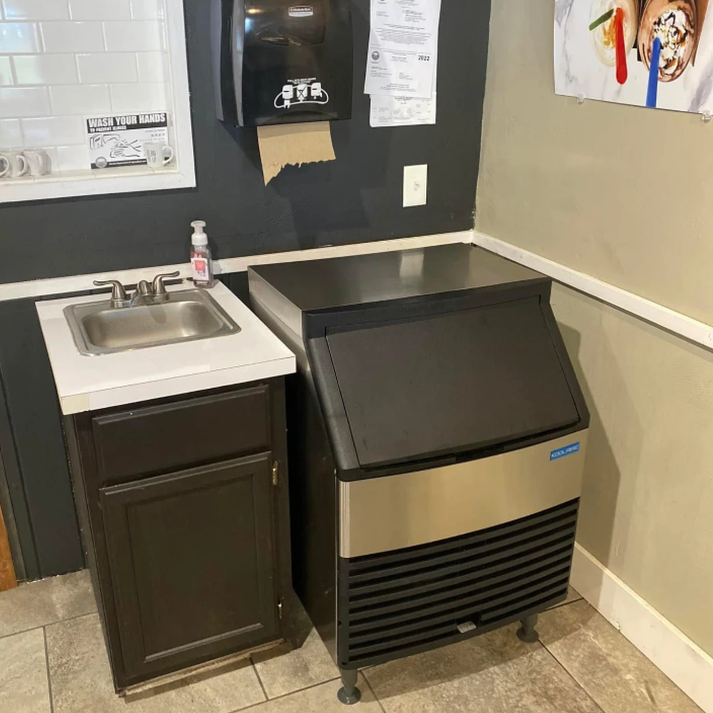 Commercial Ice Maker at Business